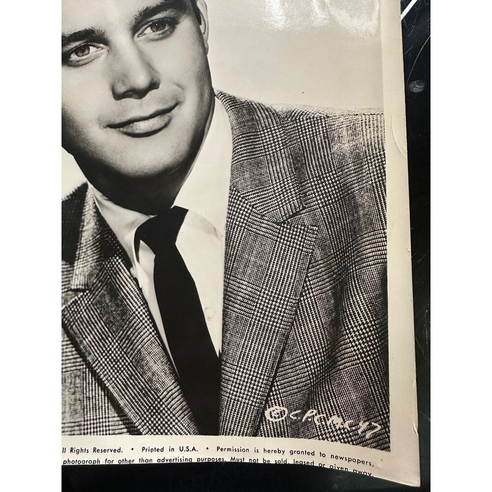 Vintage Michael Callan 1959 Dreamy Head Shot B&W 8x10 Photo - Picture 6 of 13
